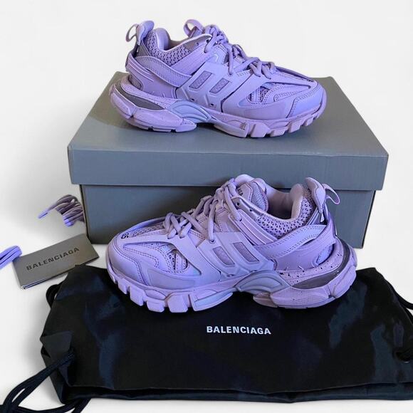 Balenciaga Track Trainer Purple (Women's) sneakers - size 5W US / 35 EU - Picture 3 of 8